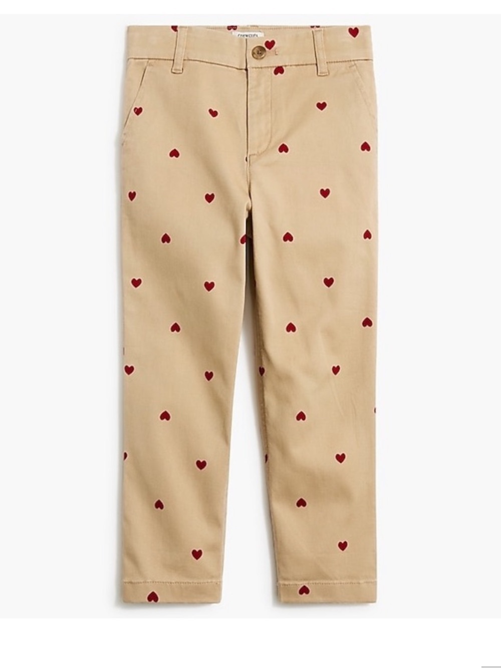 Very cute girls size 10 pants with red hearts. NWOT
